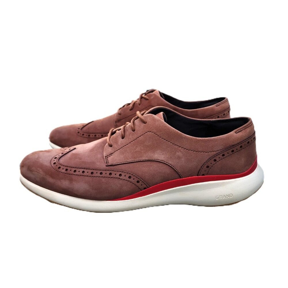 Cole Haan Original Grand Nubuck Wingtip Brogue Casual Oxfords 11 - Picture 10 of 11